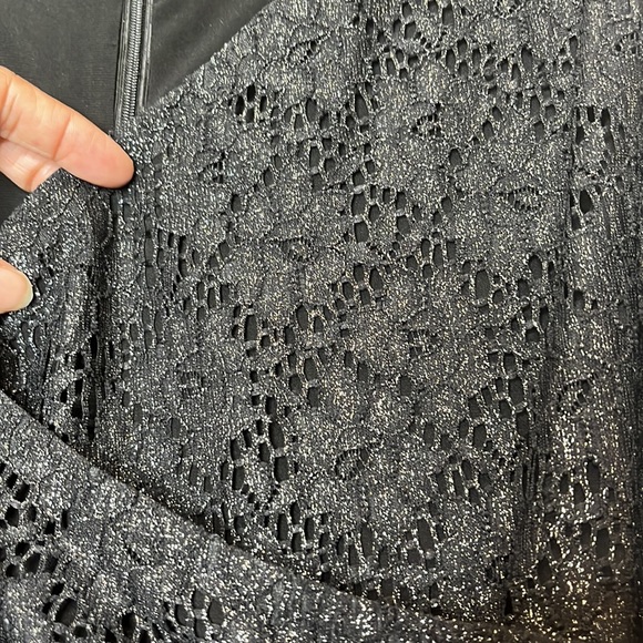 Nipon Boutique Womens Dress and Jacket Black Suit Set Size 16 PLUS SIZE - Picture 7 of 11